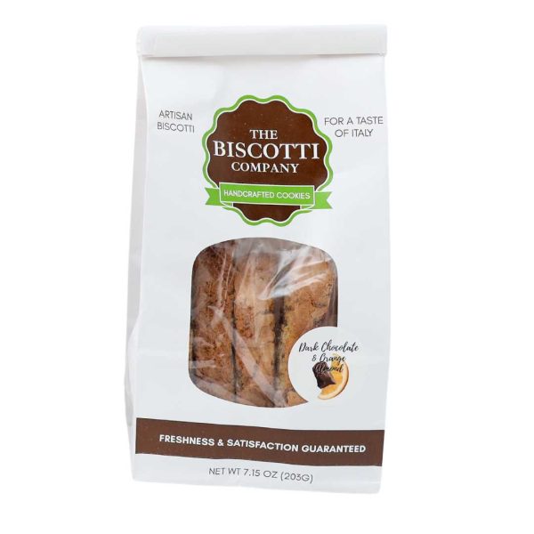 Biscotti Company Dark Choc Orange Almond Biscotti 7.15oz 12ct